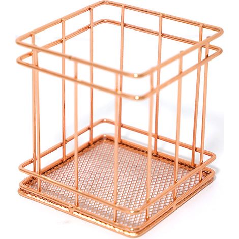 Polyvalent Porte-Crayons En Métal, Rangement De Brosse Cosmétique, Créatif Accessoires De Bureau Pour Maisons, Dortoirs (1/5)
