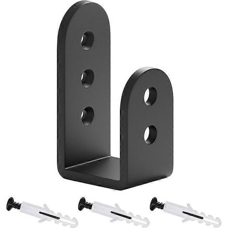 Lot de 2 supports de porte en forme de U, supports de porte de barricade, supports de porte de garage (1/5)
