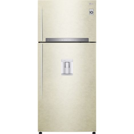 Refrigerador LG GTF744SEPED color arena 509 litros