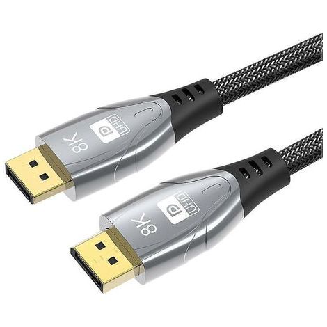 Câble DisplayPort 2 m, version 1.4, rallonge DisplayPort-200X1X1CM-Black (1/4)