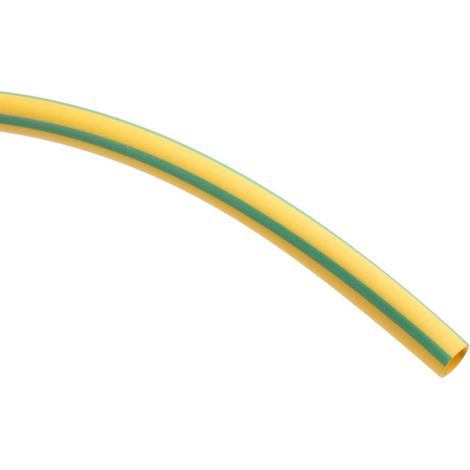 Gaine thermorétractable RS PRO, Dia. 3mm Vert, jaune rétreint 3:1 (1/3)