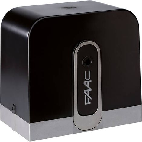 Faac – Motoréducteur 24V pour portail coulissant 400 kg – Réf. 109320 – Technologie FDS pour vitesse dynamique – Usage résidentiel intensif