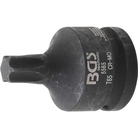 BGS Embout de force entraînement carré intérieur 20 mm (3/4") profil T (pour Torx) T65 - 5565 (1/2)