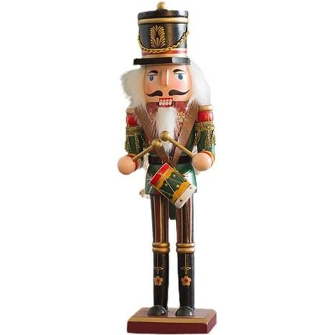 Figurine Casse-Noisette - KEENSO - 30cm - Bois - Décoration de Noël - Intérieur (1/4)