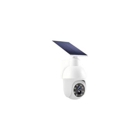 Projecteur solaire ultra-lumineux à 360 degrés, caméra de vidéosurveillance virtuelle, détecteur de mouvement extérieur, projecteur étanche IP66, fausse caméra dôme PTZ sans fil pour porche, jardin, t (1/5)