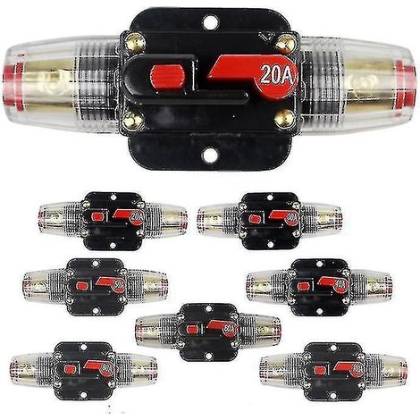 Réarmement automatique du disjoncteur, porte-fusible pour onduleur, bloc de fusibles en ligne 20-100 A - 30 A (1/5)