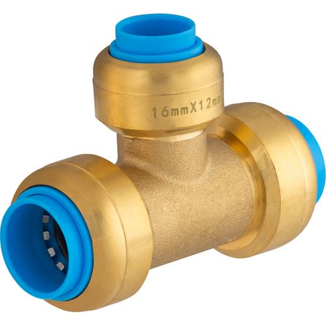 QUICK PLOMBERIE Raccord te reduit diam. 12 mm laiton