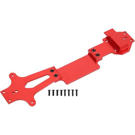 Planche de Deuxième étage pour Voiture 144001/14 RC, Pièces de Rechange en Alliage d'aluminium en Plusieurs Couleurs (Rouge) (1/5)
