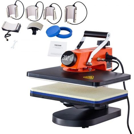 Presse à Chaud 8-en-1 30 - 5 x 38 cm Machine de Sublimation (1/5)