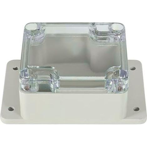 1 Boîtier Étanche Plastique ABS Gris/Transparent Pour Projet Électronique, Alimentation, Amplificateur (1/5)