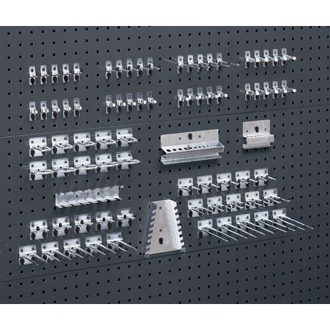 eurokraft pro, Kit de porte-outils, kit de 74 pièces, kit