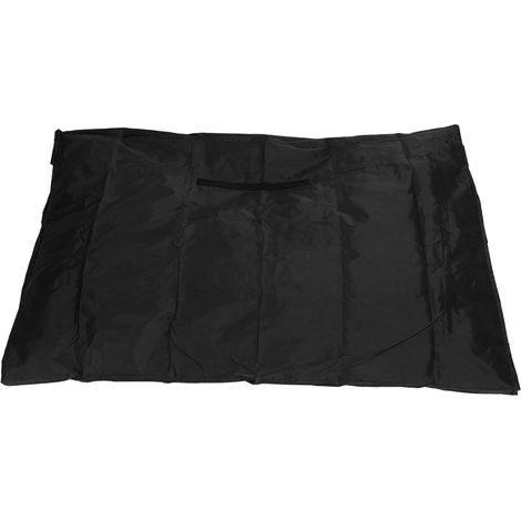 Matratzenbezug, strapazierfähig, wasserdicht, staubdicht, wiederverwendbar, Matratzenschoner für Umzug und Lagerung, schwarz (1/5)