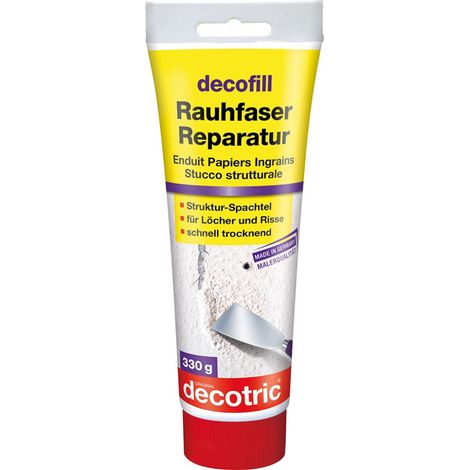 Decotric Decofill Rauhfaser Reparaturspachtel 330 g Fertigspachtel (1/2)