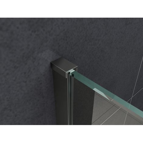 Wand-Profil für Tipo 1,5 x 200 cm in Schwarz