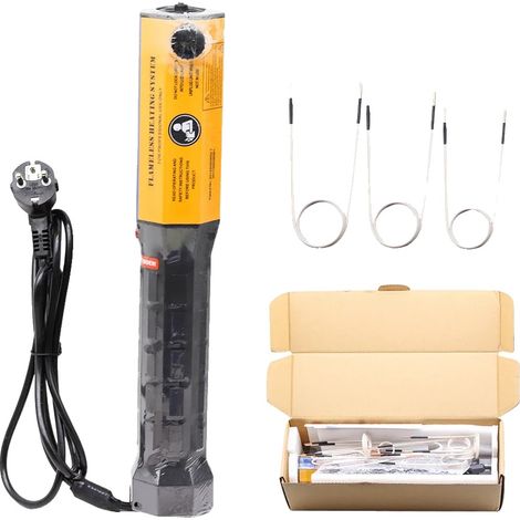 Chauffage par induction magnétique, puissance de 1000W, tension de 220V, 3 Bobines 220V, Prise EU (1/2)