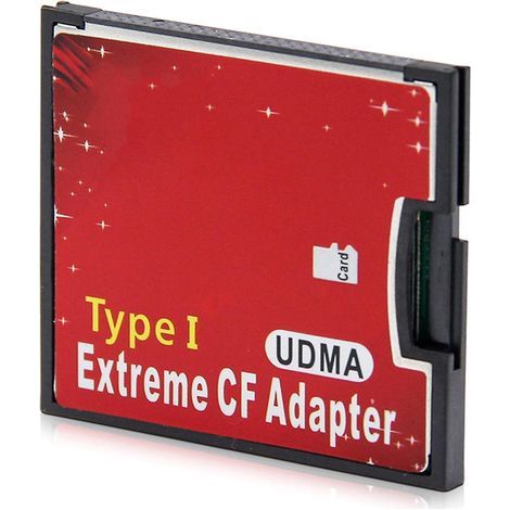 Lecteur de cartes CF pour ordinateur, adaptateur de lecteur de cartes mémoire SD/CF/MicroSD/TF (1/4)