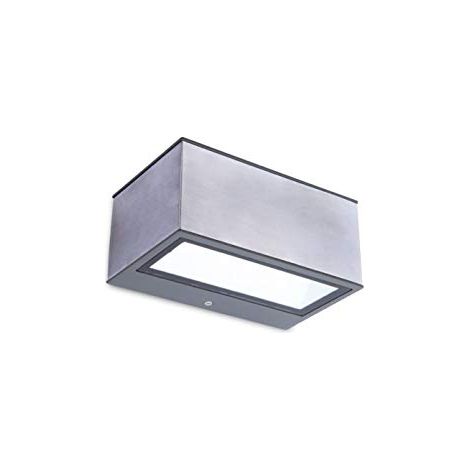 Lutec Gemini Lampada da Esterno a LED Integrato 9 W, Grigio, 6.5 x 9 cm (1/4)