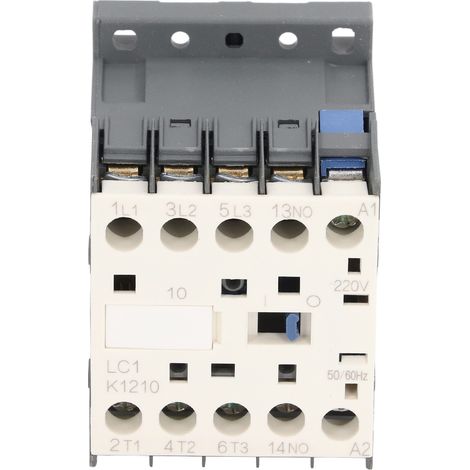 Contacteur CA haute sensibilité industriel, contacts ponctuels argentés épais, 220 V, 20 A (1/5)