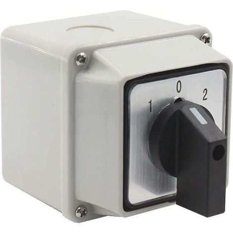 UlisemLW26-20/2 Universal-Quellenumschalter mit Montagebox – 380 V, 20 A – Universal-Drehnockenwähler