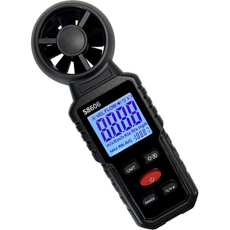 Ce mini anémomètre est doté d'un écran numérique pour des lectures en temps réel, d'une large plage de mesure, de plusieurs options d'unités, d'un matériau ABS et d'une variété de couleurs. (1/5)