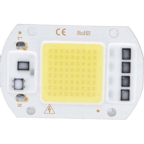 Puce LED COB 100W 220V Blanc Froid - Source Lumineuse Haute Puissance pour Éclairage Intérieur/Extérieur, Ampoule Économique à Haute Tension (6000-6500K) (1/5)