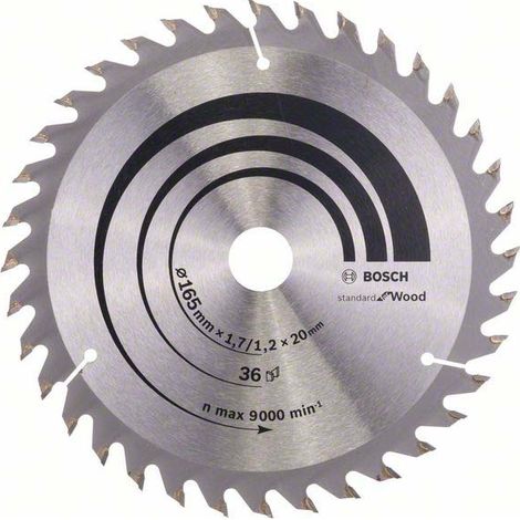Bosch PRO Holz KSB,165x1.7x20mm,T36 (1/5)