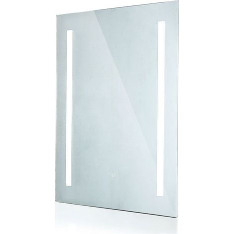 V-TAC VT-8505 specchio reversibile da bagno con lampada led 17W bianco freddo 6400K acciaio IP44 - sku 40441 (1/5)
