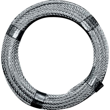 Cable de acero Ø 3,0 - 4,0 mm Longitud 170 m 6 x 7 + 1 FE - 30817