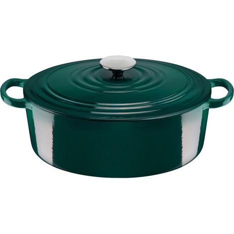 Cocotte Tefal Cocotte fonte ovale 23X29cm vert forêt
