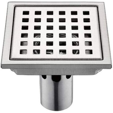 Siphon De Sol - Acier Inoxydable 304 - 150 X 150 Mm - Anti-Retour Et Anti-Insectes - Usage Domestique Et Commercial - 1 Pièce (1/4)
