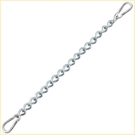 pair Chaîne avec Deux mousquetons, Fixation Variable pour hamac jusqu'à 230 kg (Chaîne 66 cm) (1/4)