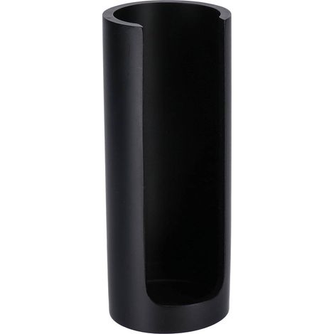 Distributeur cotons demaquillants polyresine - noir - Tendance (1/3)