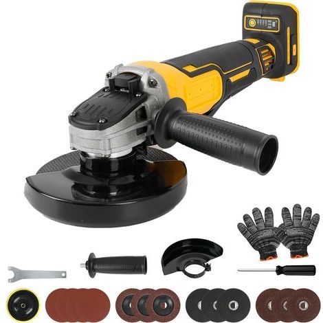 Dewalt 18V/20V Akku-Winkelschleifer, 125mm Elektroschleifer, 8500 U/min bürstenloser Motor zum Schneiden, Schleifen und Polieren (Akku nicht im Lieferumfang enthalten) (1/5)
