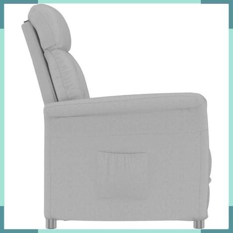 348402 fauteuil Gris foncé 96,5 x 70,5 x 95 cm Microfibre (1/5)