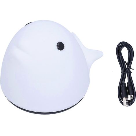 Veilleuse tactile USB en silicone à motif dessin animé, 7 couleurs LED, veilleuse pour enfants (1/4)