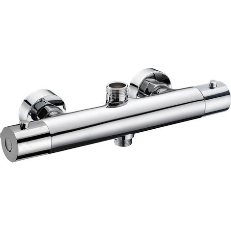 LLAVISAN L152714 Grifo Termostático para Columna de Ducha Con Desviador Cromo - ref: L152714