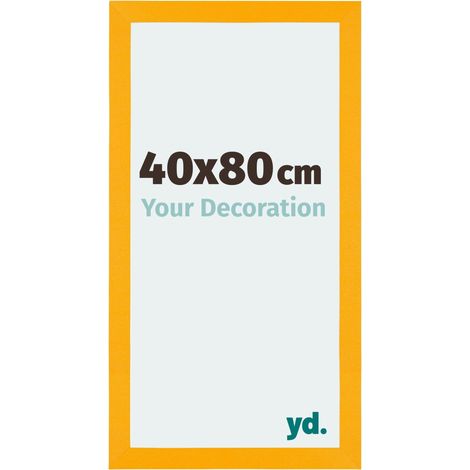 yd. - Cadre photo 40x80 - Jaune - MDF - Mura (1/5)