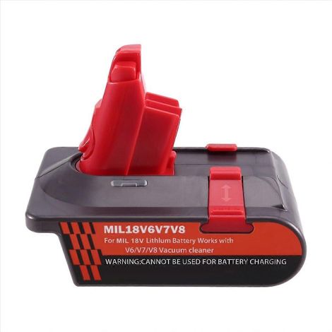 Adaptateur de batterie pour convertisseur de batterie 18 V compatible avec les batteries d'outils au lithium des séries V6/V7/V8. (1/5)