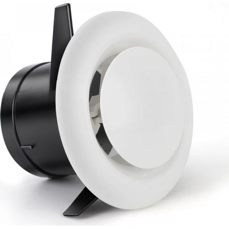 Grille de ventilation réglable, grille de ventilation ronde de plafond de 75 mm/2,95" pour ventilateurs d'extraction, ventilateurs de conduit (1/4)