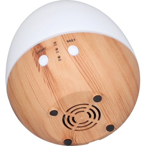 Diffuseur d'huiles essentielles 250ml en bois - Arrêt automatique, silencieux (35dB) - USB, lumière d'ambiance pour chambre et bureau (1/5)