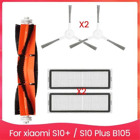 Accessoires et pièces détachées pour aspirateur robot S10+ / S10 Plus B105 : brosse latérale principale, filtre HEPA (1/5)