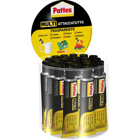 Pattex Multi Attaccatutto Adesivo Universale Trasparente Rapido 20ml (1/6)