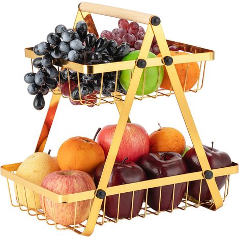 Zweistöckiger Korb für Obst und Gewürze, Loft E-8180 (1/5)