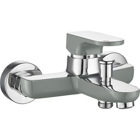 Edouard Rousseau - Mitigeur Bain-Douche ELLIOT - Gris/Chromé (1/2)