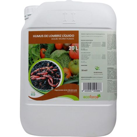 Kultiver Humus des echolischen Lombriz 20 l