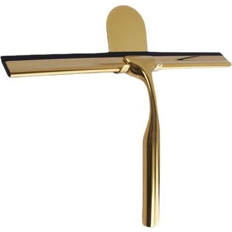 Goldener Glasabzieher, Edelstahl-Haushaltsabzieher, Duschabzieher (1/4)
