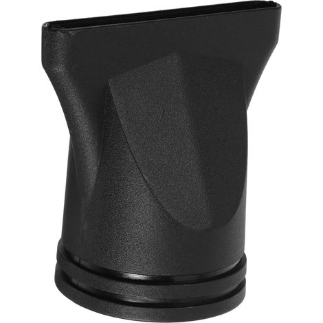 teiliger Wandhalter aus schwarzem Metall für Haartrockner (1/5)