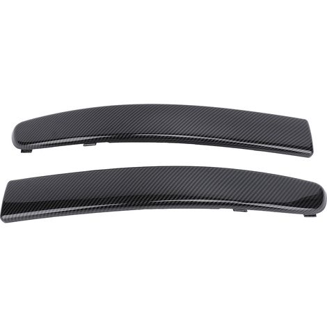 Embellecedores inferiores decorativos para parachoques - Par de embellecedores inferiores para parachoques de vehículos - Diseño de carbono - ABS - 735455056/735455057 (1/5)
