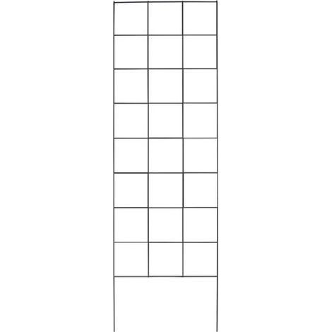 Celosía rectangular para muro o para plantar 45x150 cm, color antracita - Louis Moulin