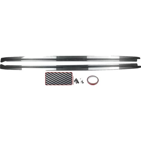 Extensiones de faldones laterales, ajuste OEM, estética mejorada, aspecto de fibra de carbono. (1/2)
